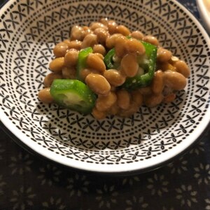 美容飯☆ねばねば美味しいオクラ納豆ご飯